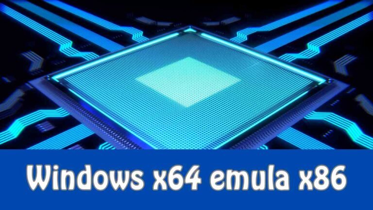 Windows X64 emula x86