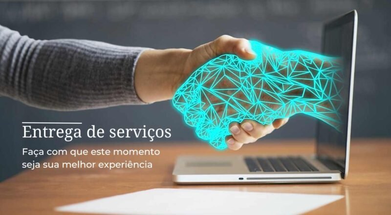 A entrega de serviços na palma da sua mão
